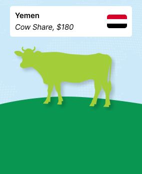 Qurban to Yemen (Cow Share) - $180