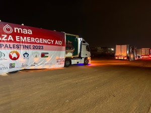 MAA Muslim Aid Australia Gaza 2023 Aid Convoy