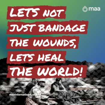 Lets not just bandage the would, lets heal the world